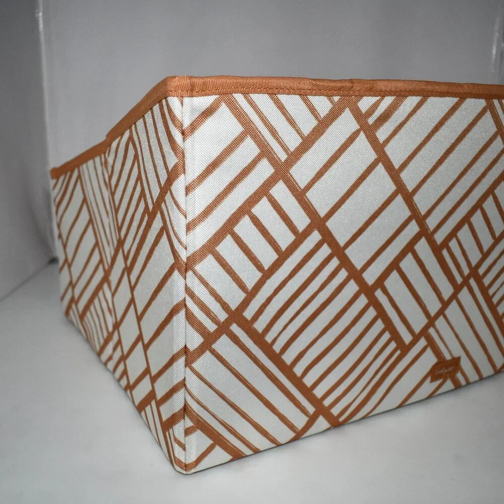 Thirty One  Shelf Storage Bin  in  Fawn Patchwork  NWT